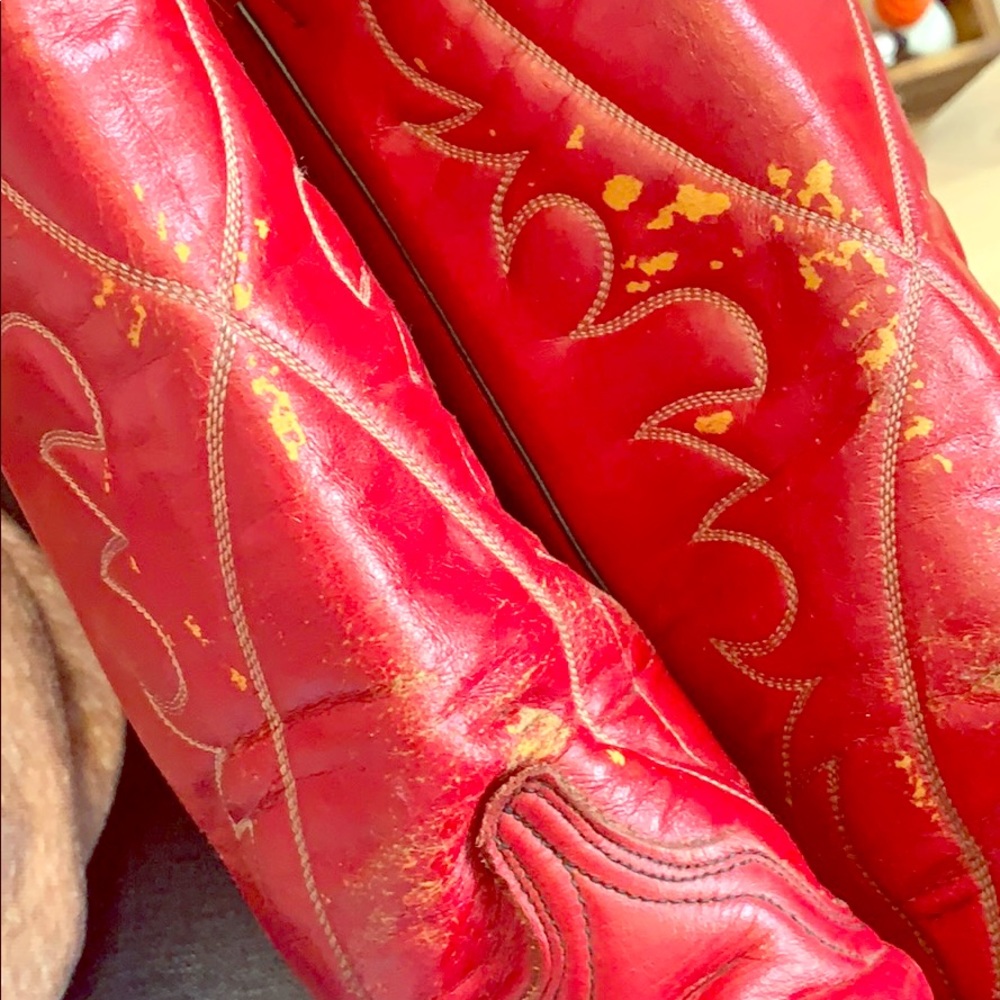 Extra pic of red boots